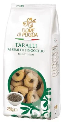 Соленки/тарали Fiore Di Puglia Finocchio, 250 г