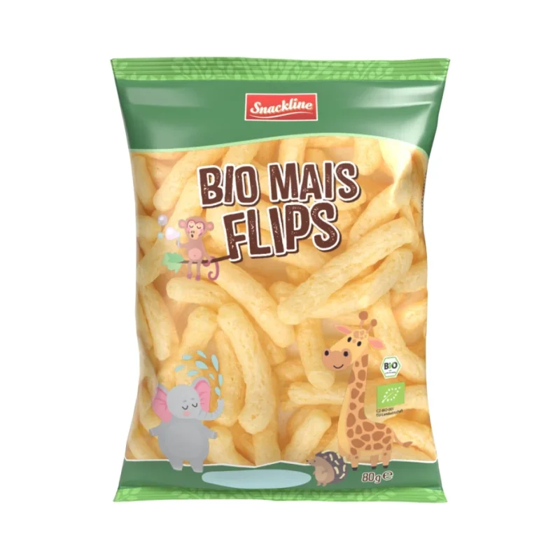 Био царевични пръчици Snackline, плик 80 г - Snackline