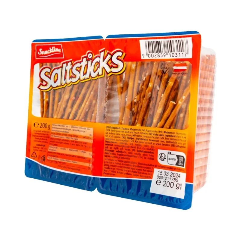 Солети със сол Snackline /двойна опаковка/ 200 г