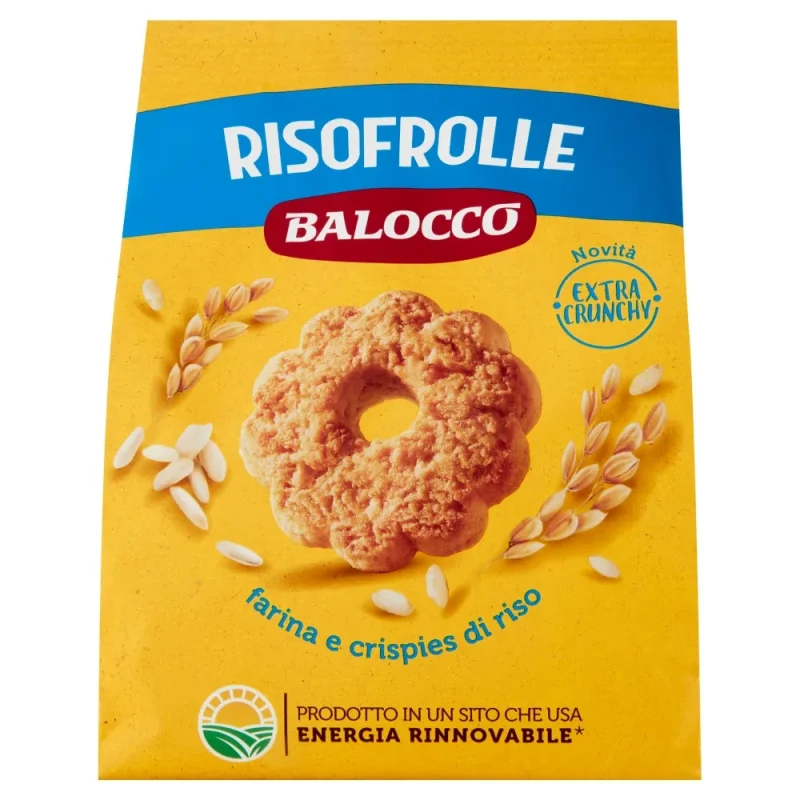 Бисквити с оризово брашно Balocco Risofrolle 700 г
