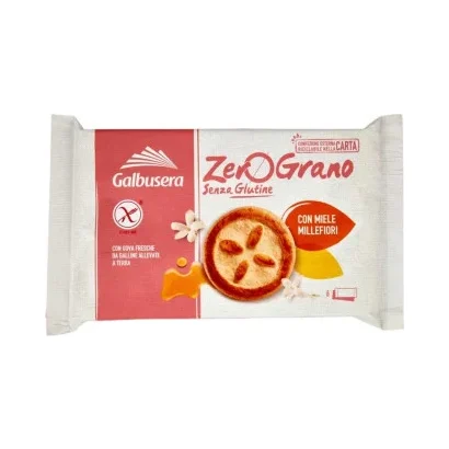 Бисквити Galbusera Zerograno с мед 220 г - Galbusera