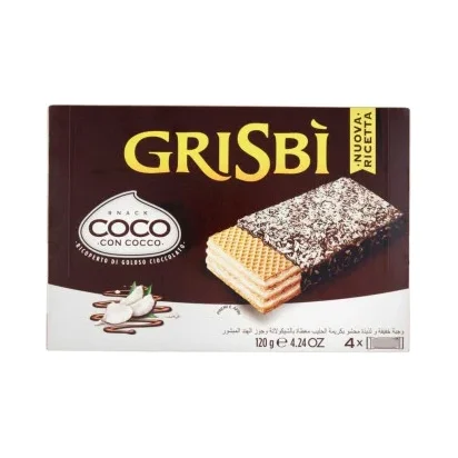 Вафли Grisbi Cocco Snack 4x30 г - Grisbi
