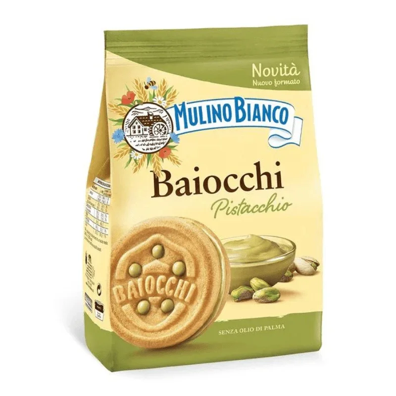 Бисквити Mulino Bianco Baiocchi с шам фъстък 240 г