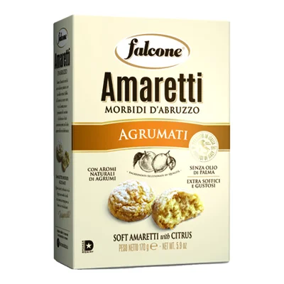 Бисквити Falcone Amaretti Agrumati цитрус 170 г