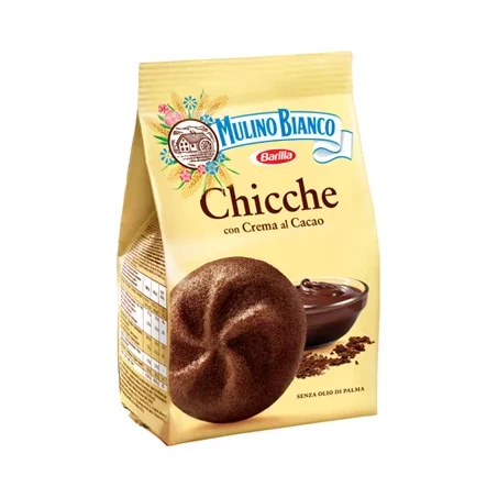 Бисквити с какао Mulino Bianco Chicche, 200 г