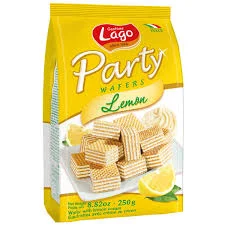 Мини вафли Lago Party лимон 250 г - Lago
