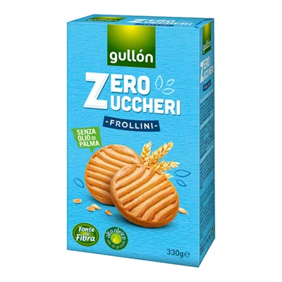 Бисквити Gullon Frollini Zero, без захар 330 г