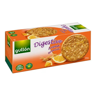 Бисквити Gullon Digestive Avena/Arancia 265 г