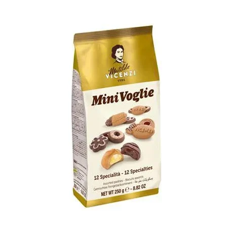 Бисквити асорти Vicenzi Minivoglie в плик 250 г - Vicenzi
