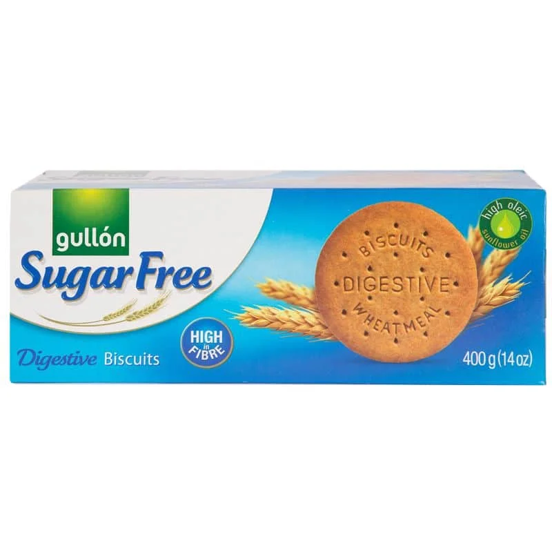 Бисквити без захар Gullon Digestive, 400 г