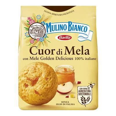 Бисквити с ябълка Mulino Bianco Cuor Di Mela, 300г