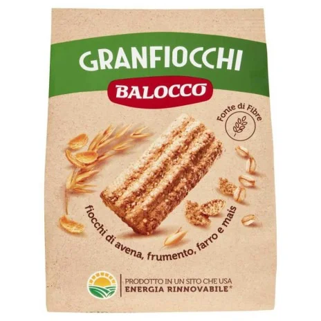 Бисквити Granfiocchi Balocco 700 г, пълнозърнести - Balocco