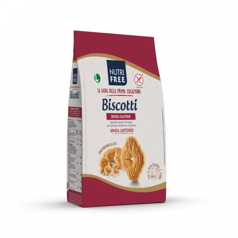 Бисквити Nutrifree Biscotti 300 г, без лактоза - RISOSCOTTI