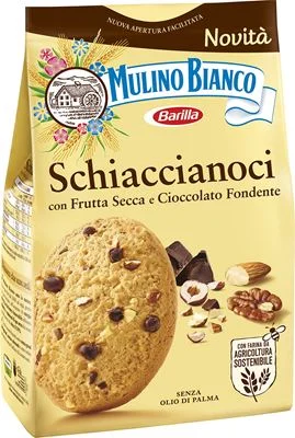 Бисквити Mulino Bianco Schiaccianoci с парченца ядки 300 г