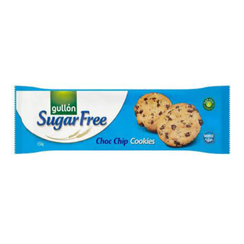 Бисквити Gullon Choco Chips без захар 150 г