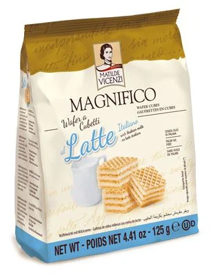 Мини вафли Vicenzi Magnifico Al Latte 125 г