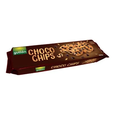 Бисквити Gullon Choco Chips 150 г - Gullón
