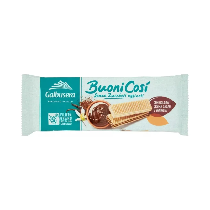 Вафли Galbusera Buoni Cosi с крем какао и ванилия, 175 г - Galbusera