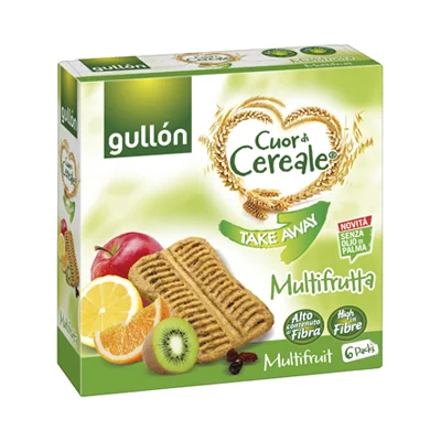 Бисквити Gullon Cereali Multifrutti 144 г