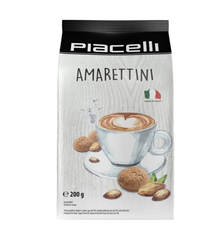 Бадемови бисквити амаретини Piacelli, 200 г - Piacelli