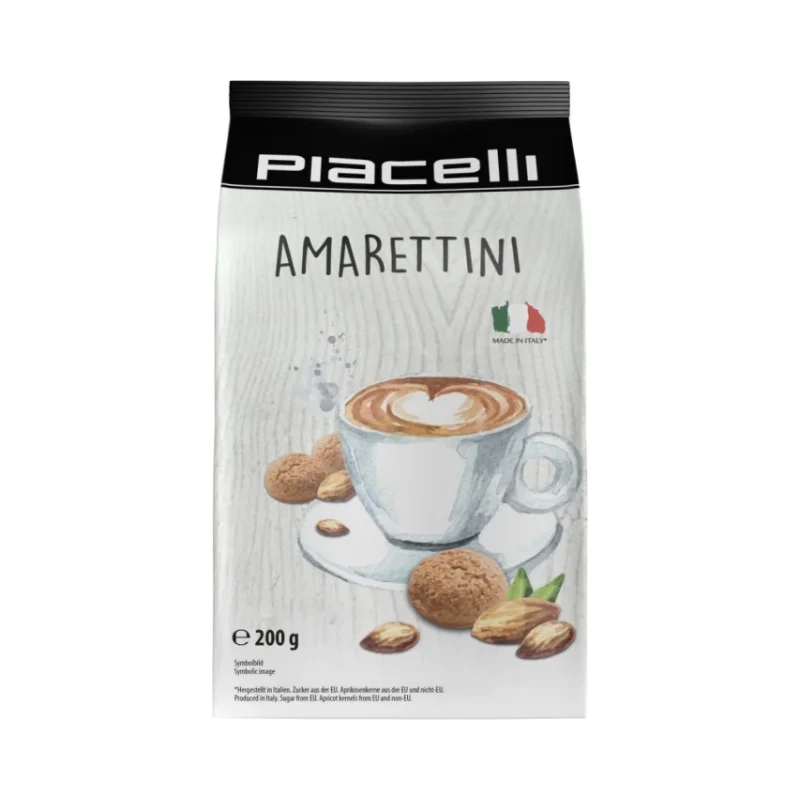 Бадемови бисквити амаретини Piacelli, 200 г - Piacelli