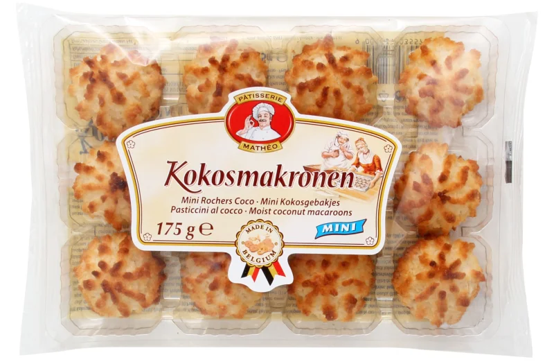 Мини кокосови бисквити Matheo, 175 г - Matheo