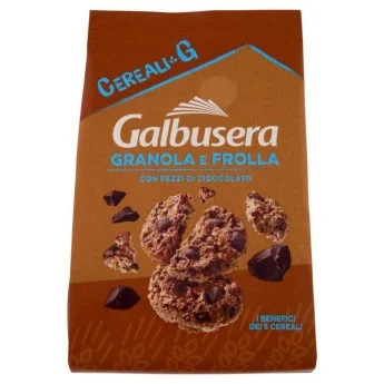 Бисквити Galbusera Cereali-G със семена и шоколадови парченца 300 г