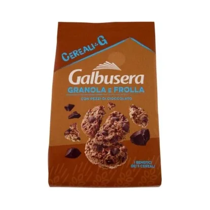 Бисквити Galbusera Cereali-G със семена и шоколадови парченца 300 г - Galbusera