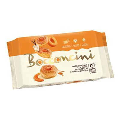 Бутерки Vicenzi Bocconcini с кайсия и ванилия 90 г