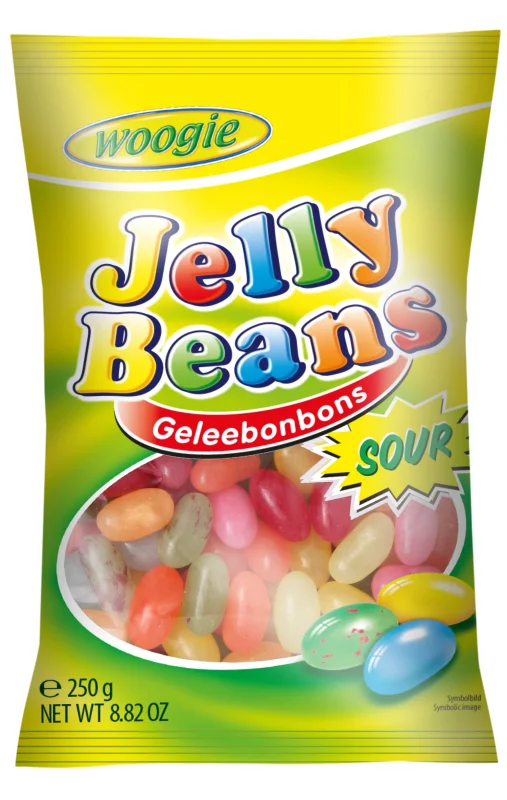 Бонбони Woogie Gelly Beans, плик 250 г - Woogie