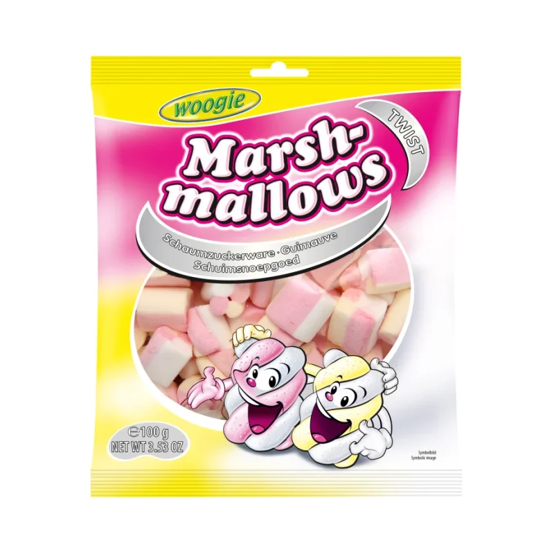 Бонбони маршмелоу Woogie Twist, 100 г