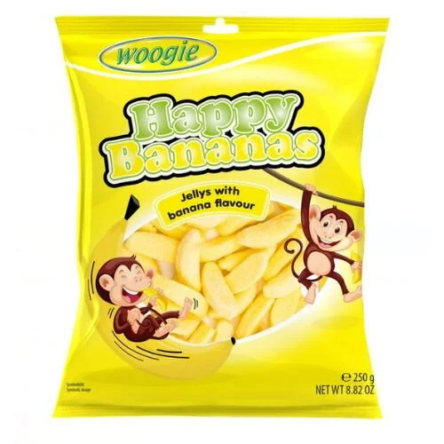 Желирани банани Woogie, плик 250 г