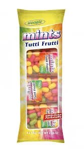 Бонбони-дражета Mints Tutti Frutti 4x16 г