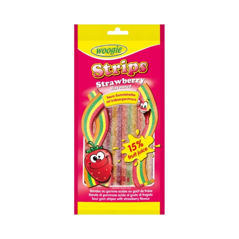 Ягодови захаросани лентички Woogie, 80 г