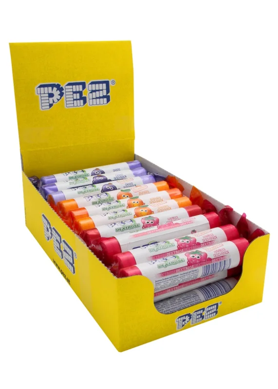 Бонбони-дражета Pez Mix /малина, портокал, касис/, 39 г
