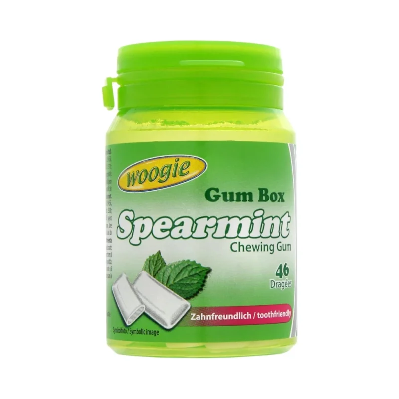 Дъвки-драже Woogie Spearmint, кутия 64 г