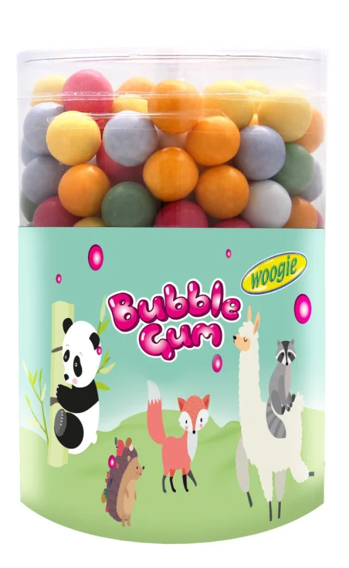Кръгли дъвки Woogie, кутия 500 г - Woogie