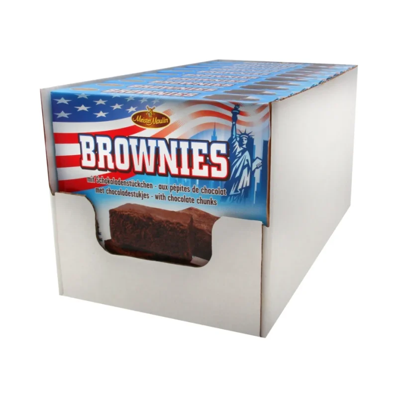 Кексчета Brownies с шоколадови парченца, кутия 240 г - Brownies