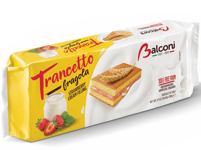 Сухи пасти Balconi Trancetto с ягодов крем 10 x 28 г - Balconi