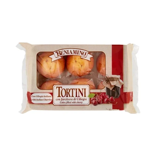 Кексчета Beniamino Tortino с черешов пълнеж 250 г - Beniamino