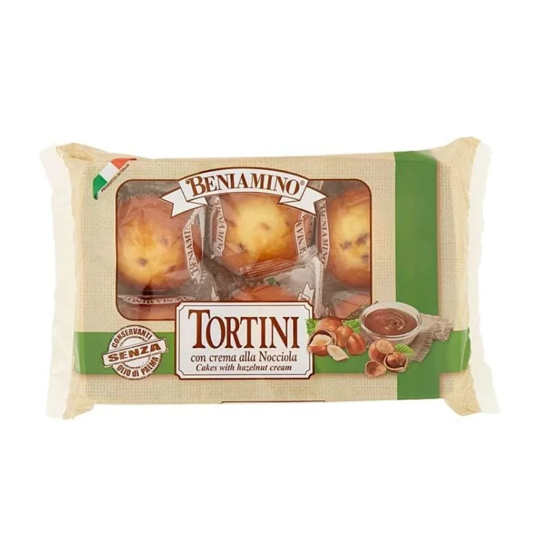 Кексчета Beniamino Tortino с лешников крем 250 г