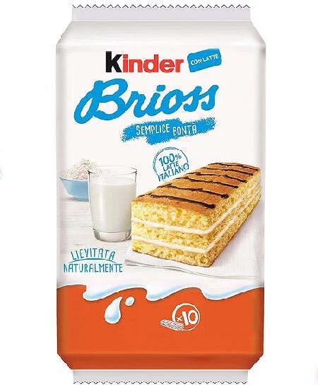 Кексчета Ferrero Kinder Brioss с мляко 270 г