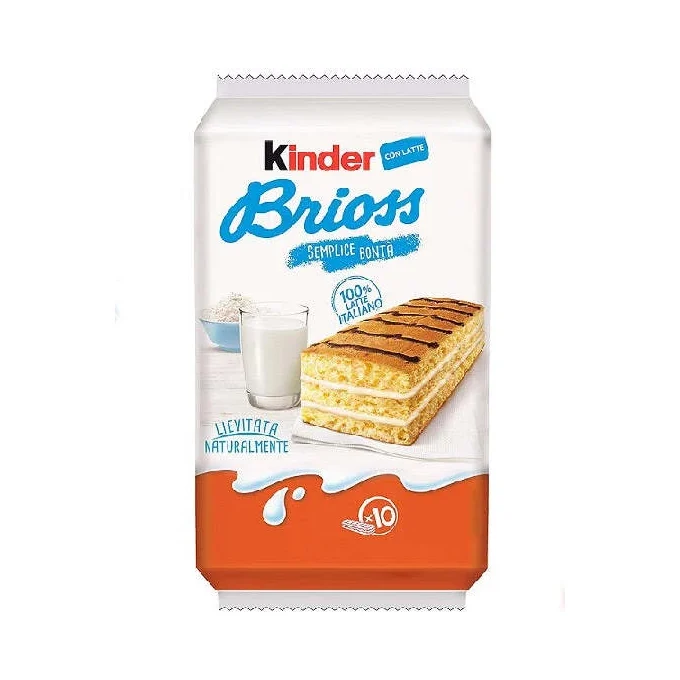 Кексчета Ferrero Kinder Brioss с мляко 270 г - Ferrero