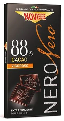 Черен шоколад Novi Nero с 88% какао, 75 г