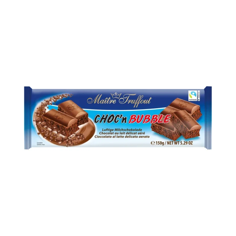 Аеро млечен шоколад Choc'N Bubble, 150 г - Choc'N
