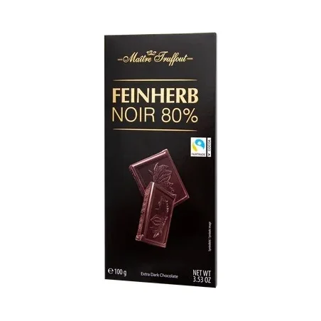 Тъмен шоколад Premium Noir 80% какао, 100 г - Noir