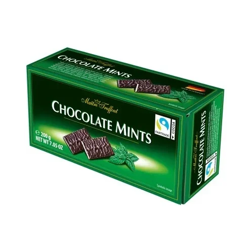 Шоколадчета Maitre Truffout с мента и черен шоколад 200 г - Maître Truffout