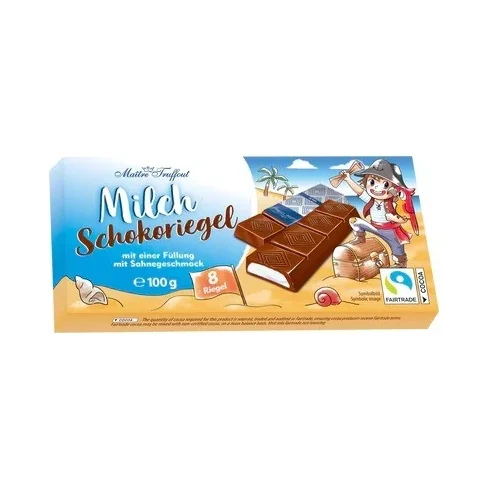 Мини шоколадчета с млечен пълнеж Maitre Truffout, 100 г - Maître Truffout