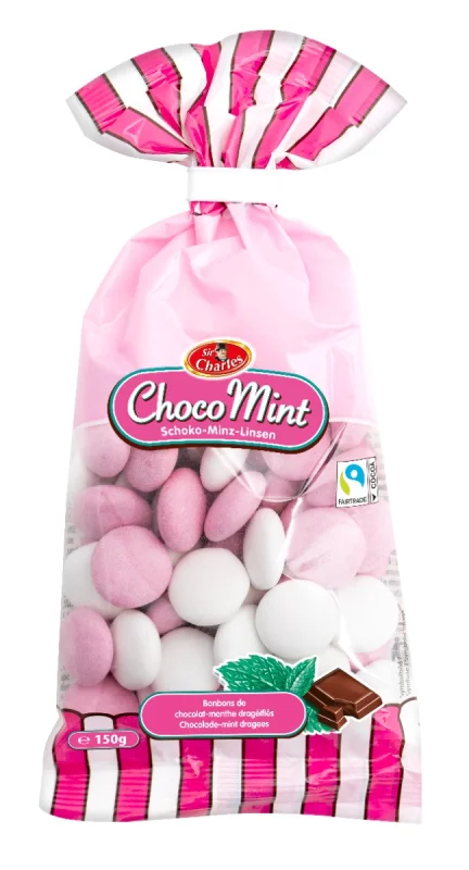 Шоколадови бонбони/дражета Choco Mint, 150 г - Choco