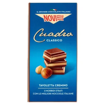 Шоколад Novi Cuadro Classico с лешников крем 110 г - NOVI
